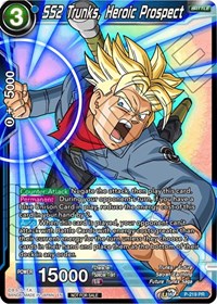 SS2 Trunks, Heroic Prospect (Alternate Art) (P-219) [Promotion Cards] | The Time Vault CA