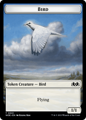 Bird // Food (0012) Double-Sided Token [Wilds of Eldraine Tokens] | The Time Vault CA