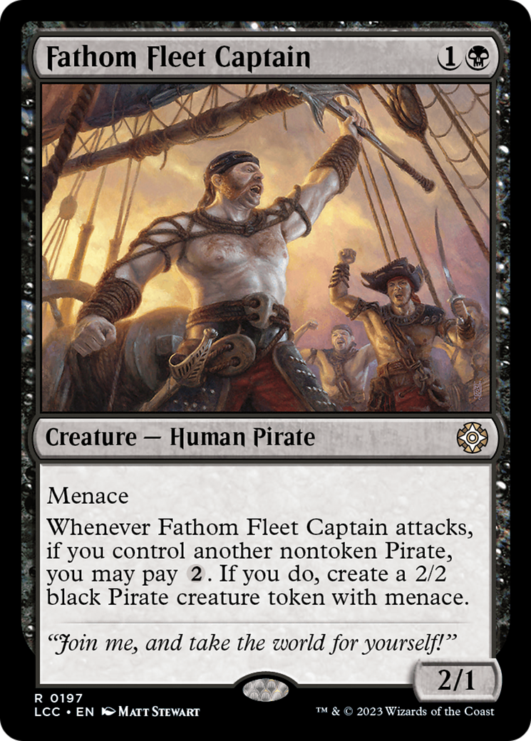 Fathom Fleet Captain [The Lost Caverns of Ixalan Commander] | The Time Vault CA