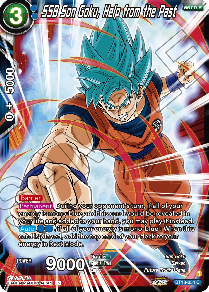SSB Son Goku, Help from the Past (BT18-054) [Dawn of the Z-Legends] | The Time Vault CA