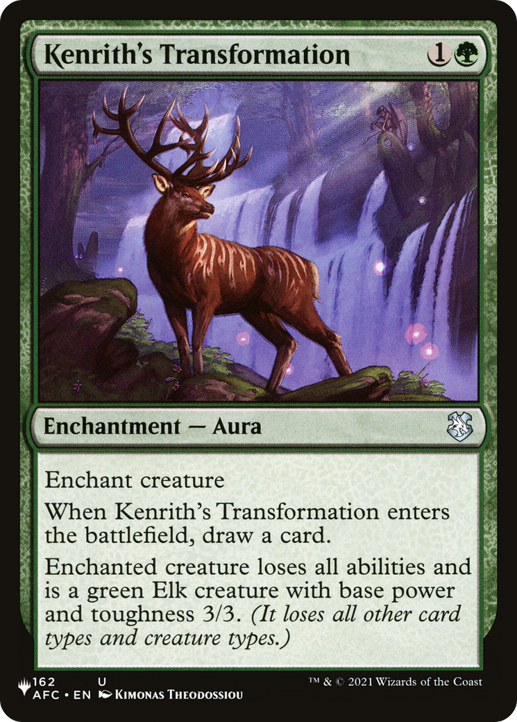 Kenrith's Transformation [The List] | The Time Vault CA