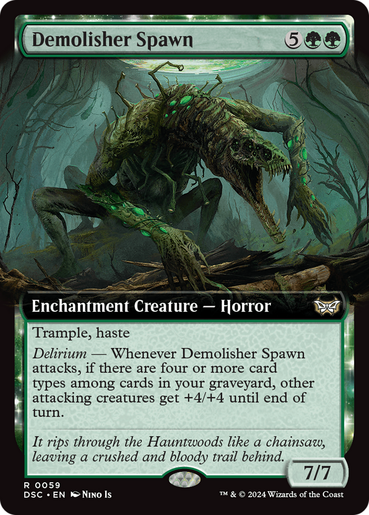 Demolisher Spawn (Extended Art) [Duskmourn: House of Horror Commander] | The Time Vault CA
