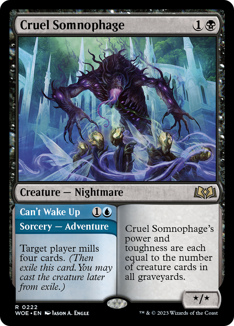 Cruel Somnophage // Can't Wake Up [Wilds of Eldraine] | The Time Vault CA