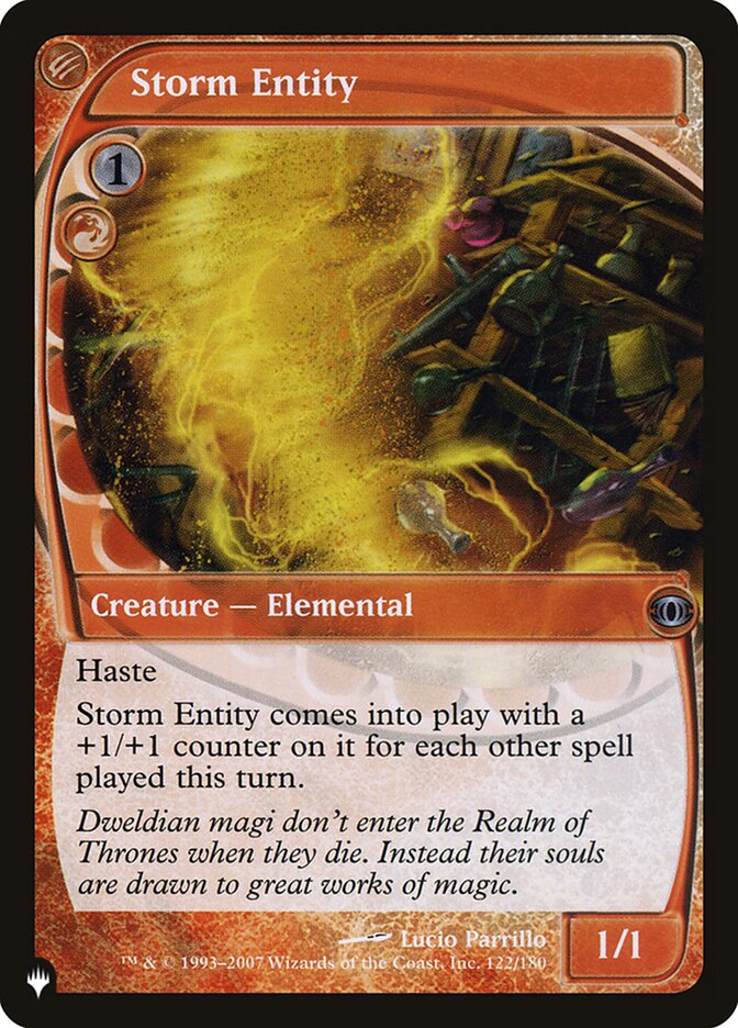 Storm Entity [The List] | The Time Vault CA