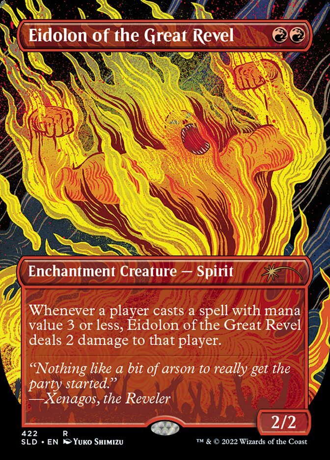 Eidolon of the Great Revel (Borderless) [Secret Lair Drop Series] | The Time Vault CA