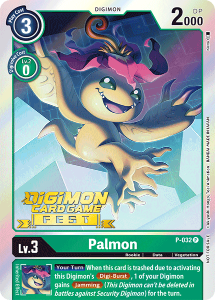 Palmon [P-032] (Digimon Card Game Fest 2022) [Promotional Cards] | The Time Vault CA