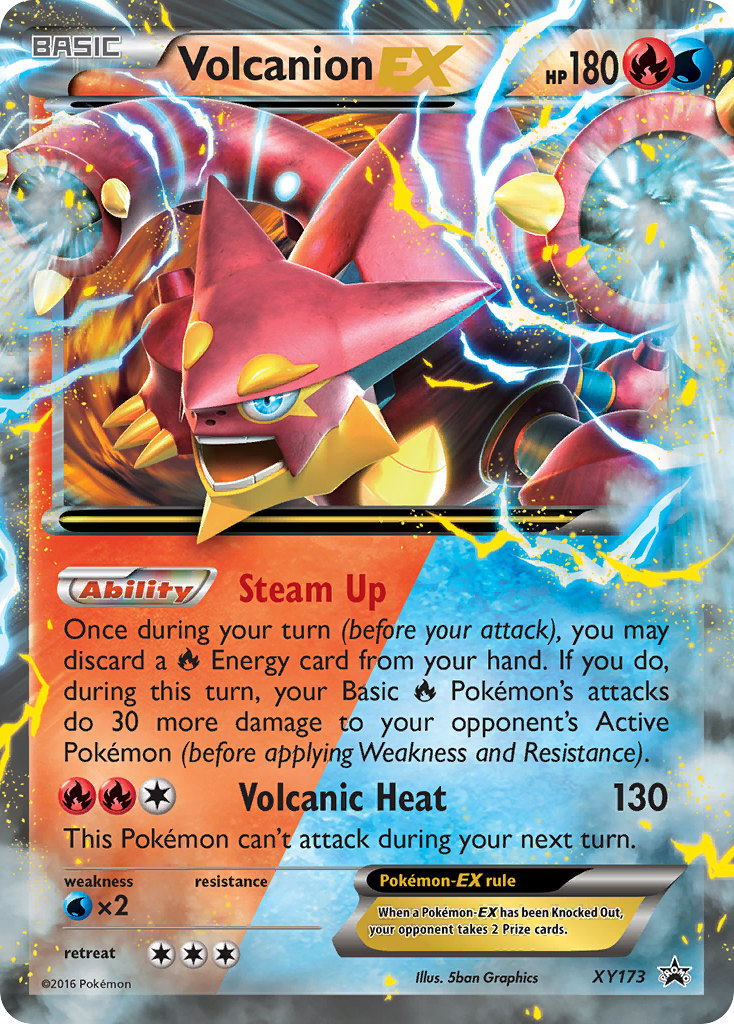 Volcanion EX (XY173) [XY: Black Star Promos] | The Time Vault CA
