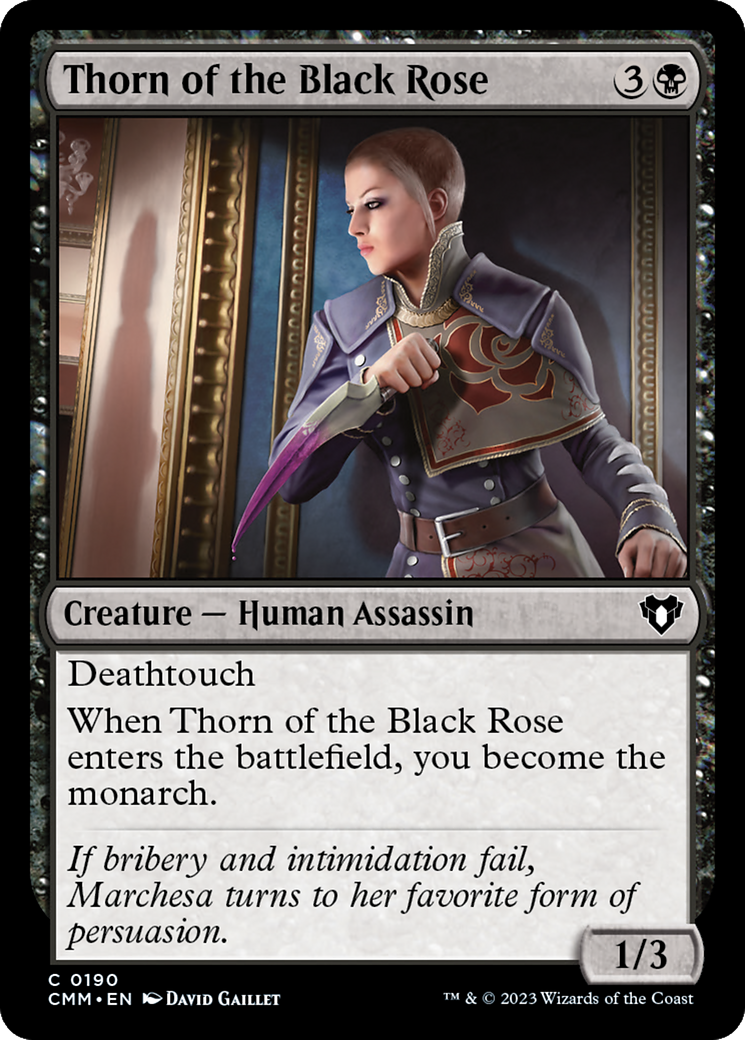 Thorn of the Black Rose [Commander Masters] | The Time Vault CA