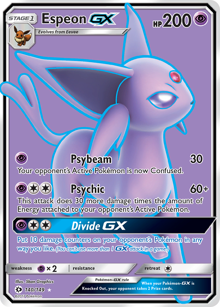 Espeon GX (140/149) [Sun & Moon: Base Set] | The Time Vault CA