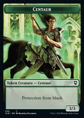 Horror // Centaur Double-Sided Token [Commander Legends: Battle for Baldur's Gate Tokens] | The Time Vault CA
