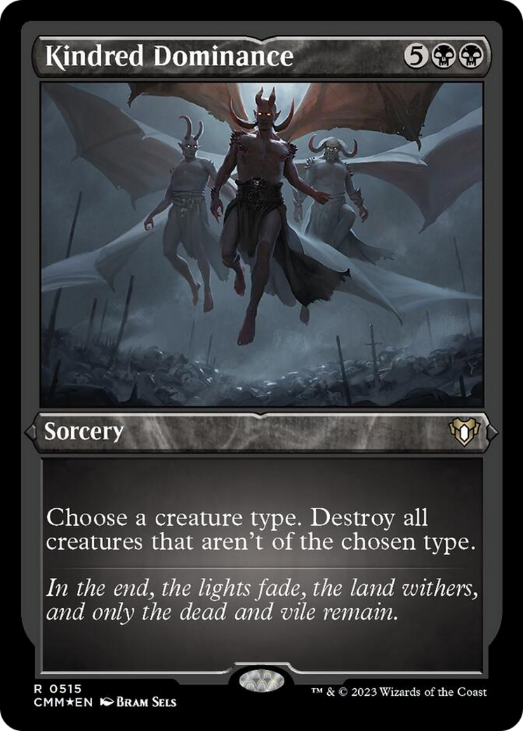 Kindred Dominance (Foil Etched) [Commander Masters] | The Time Vault CA