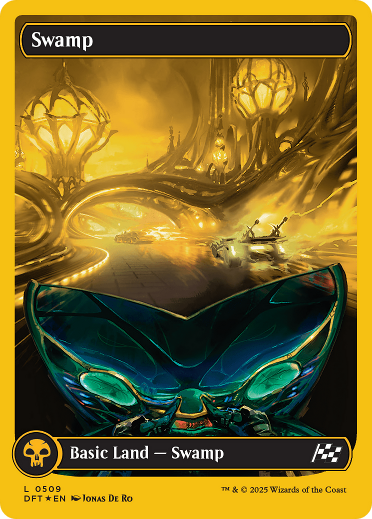 Swamp (0509) (First-Place Foil) [Aetherdrift] | The Time Vault CA