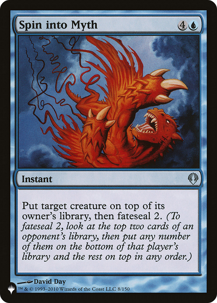Spin into Myth [The List] | The Time Vault CA