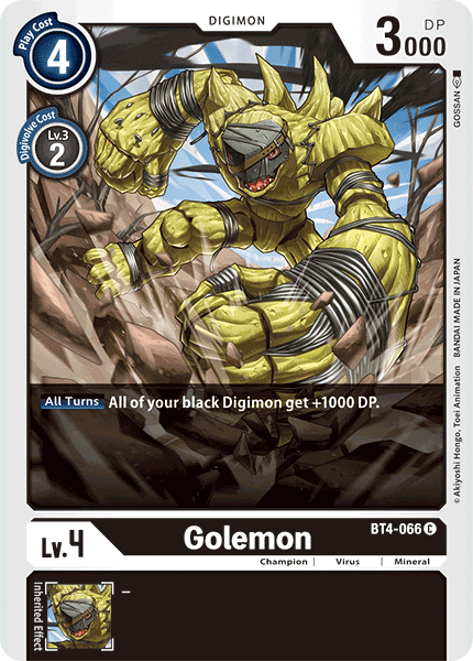 Golemon [BT4-066] [Great Legend] | The Time Vault CA