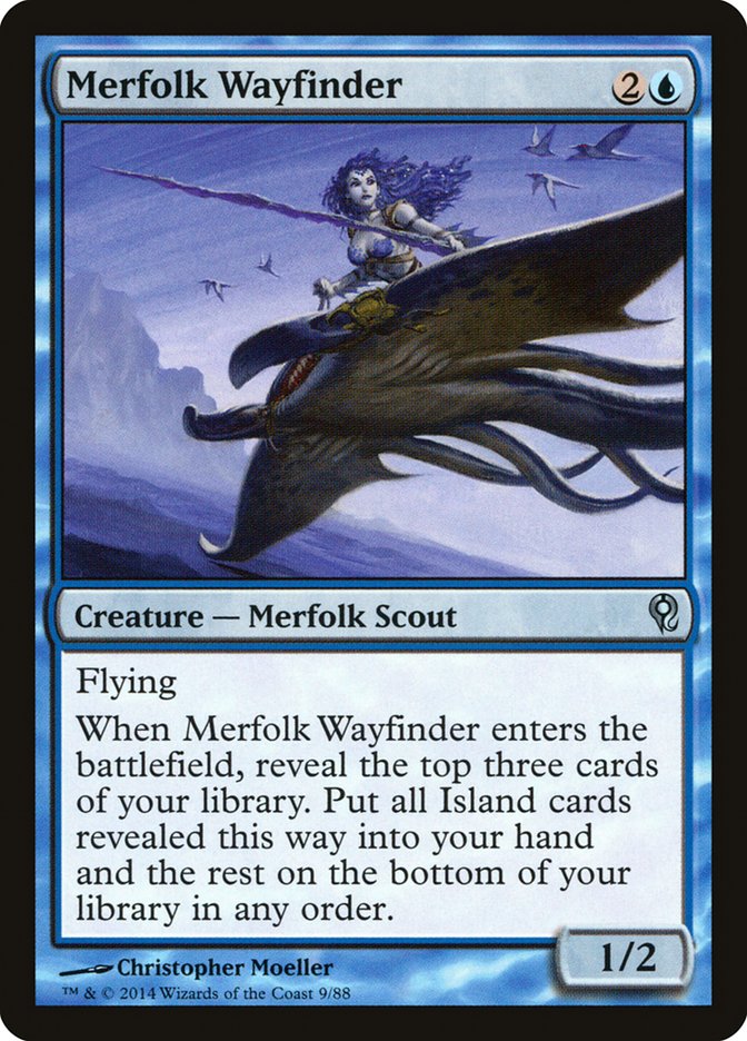 Merfolk Wayfinder [Duel Decks: Jace vs. Vraska] | The Time Vault CA