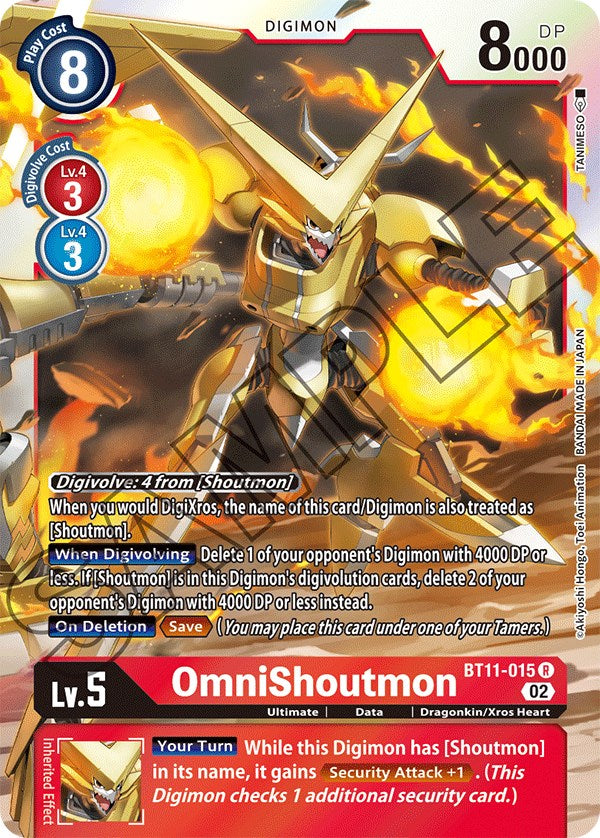 OmniShoutmon [BT11-015] [Dimensional Phase] | The Time Vault CA