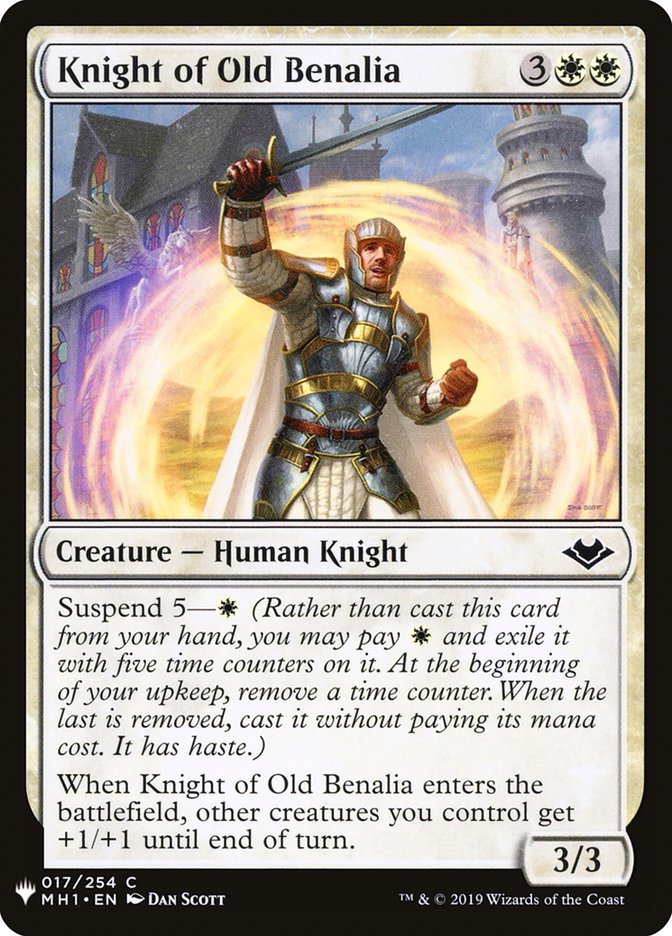 Knight of Old Benalia [Mystery Booster] | The Time Vault CA