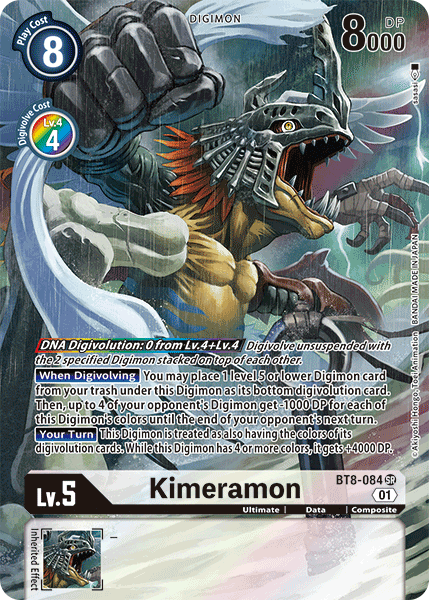 Kimeramon [BT8-084] (Alternate Art) [New Awakening] | The Time Vault CA