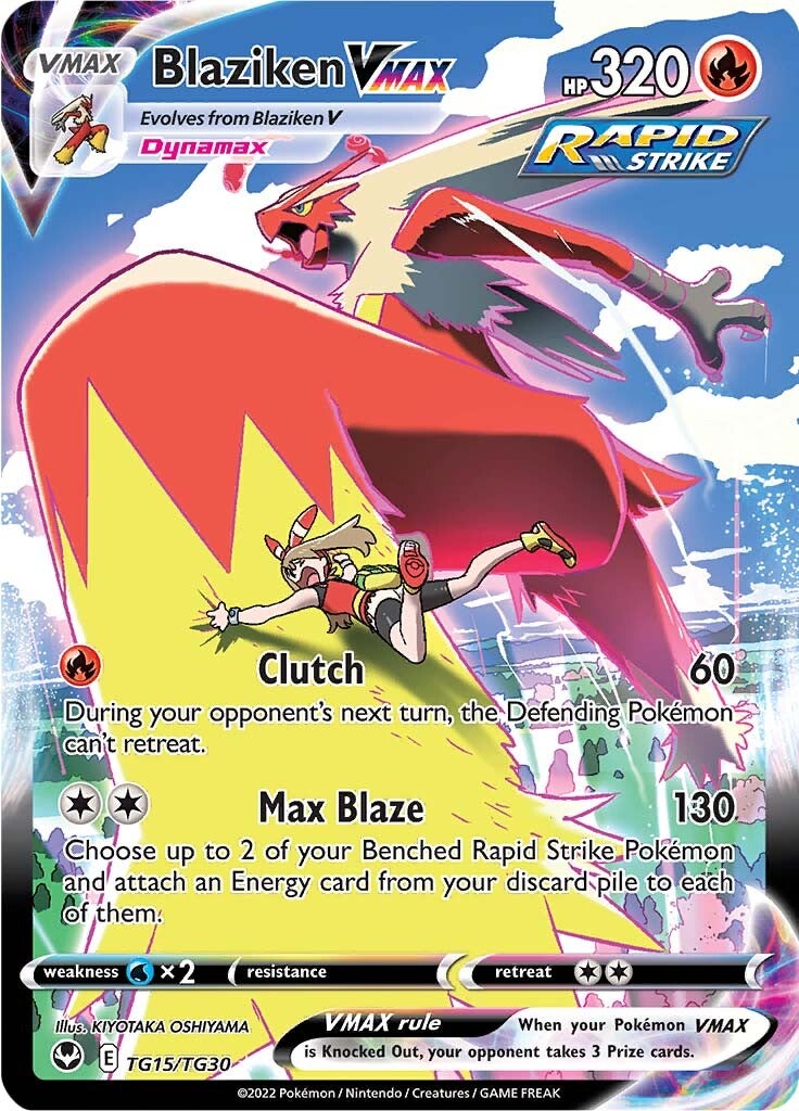 Blaziken VMAX (TG15/TG30) [Sword & Shield: Silver Tempest] | The Time Vault CA