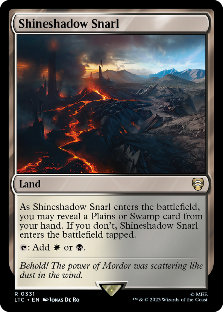 Shineshadow Snarl [The Lord of the Rings: Tales of Middle-Earth Commander] | The Time Vault CA