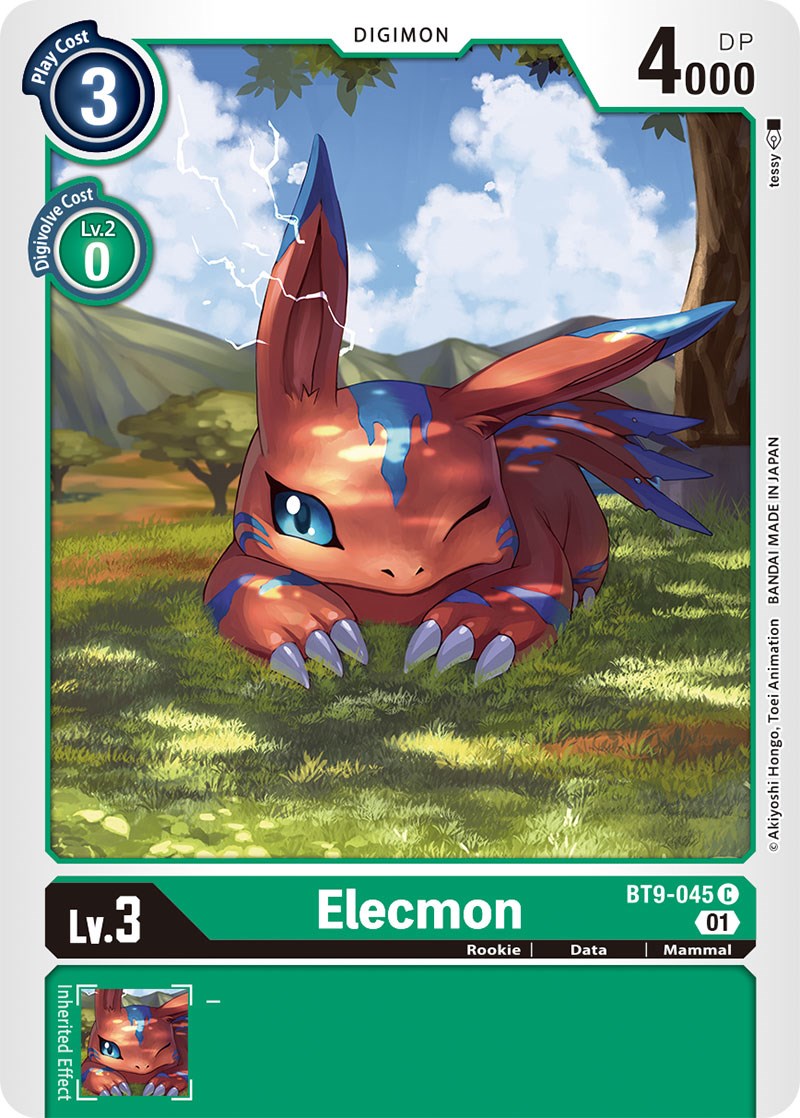 Elecmon [BT9-045] [X Record] | The Time Vault CA