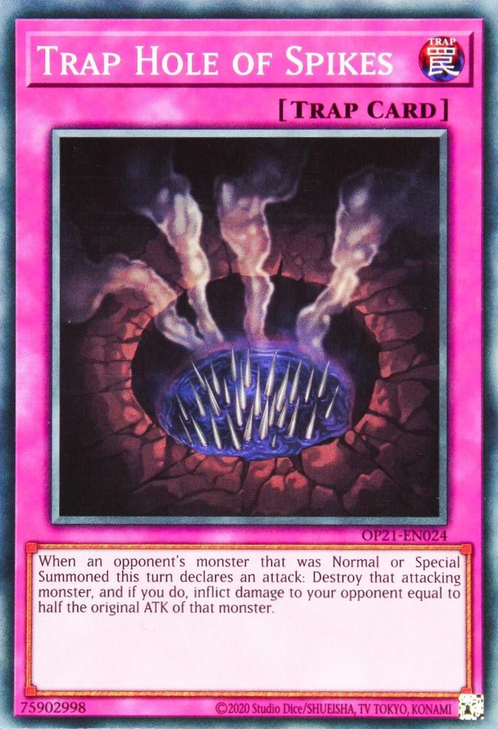 Trap Hole of Spikes [OP21-EN024] Common | The Time Vault CA
