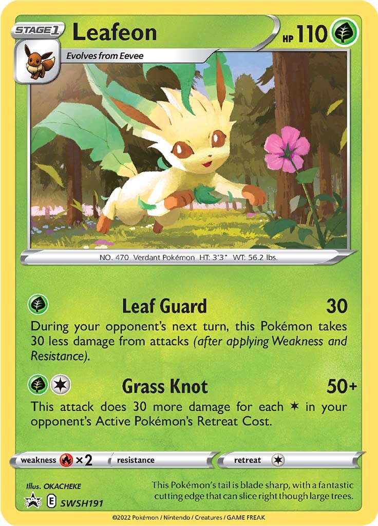 Leafeon (SWSH191) [Sword & Shield: Black Star Promos] | The Time Vault CA