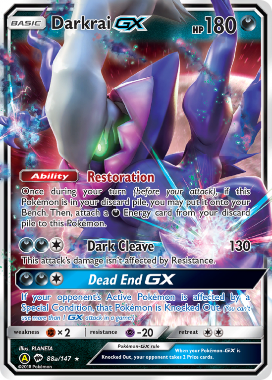 Darkrai GX (88a/147) [Alternate Art Promos] | The Time Vault CA