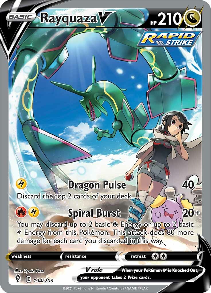 Rayquaza V (194/203) [Sword & Shield: Evolving Skies] | The Time Vault CA