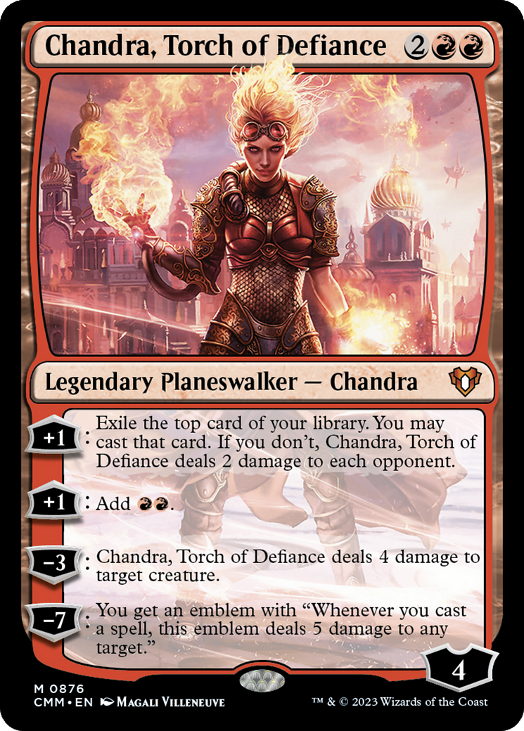 Chandra, Torch of Defiance [Commander Masters] | The Time Vault CA