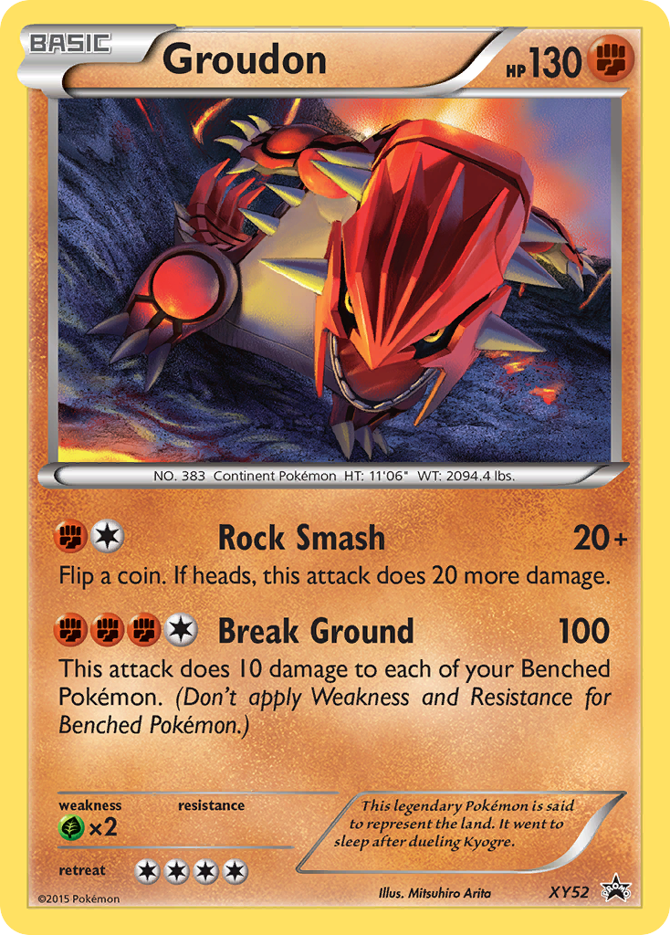 Groudon (XY52) [XY: Black Star Promos] | The Time Vault CA