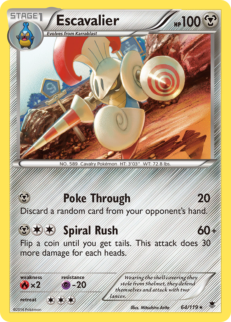 Escavalier (64/119) [XY: Phantom Forces] | The Time Vault CA