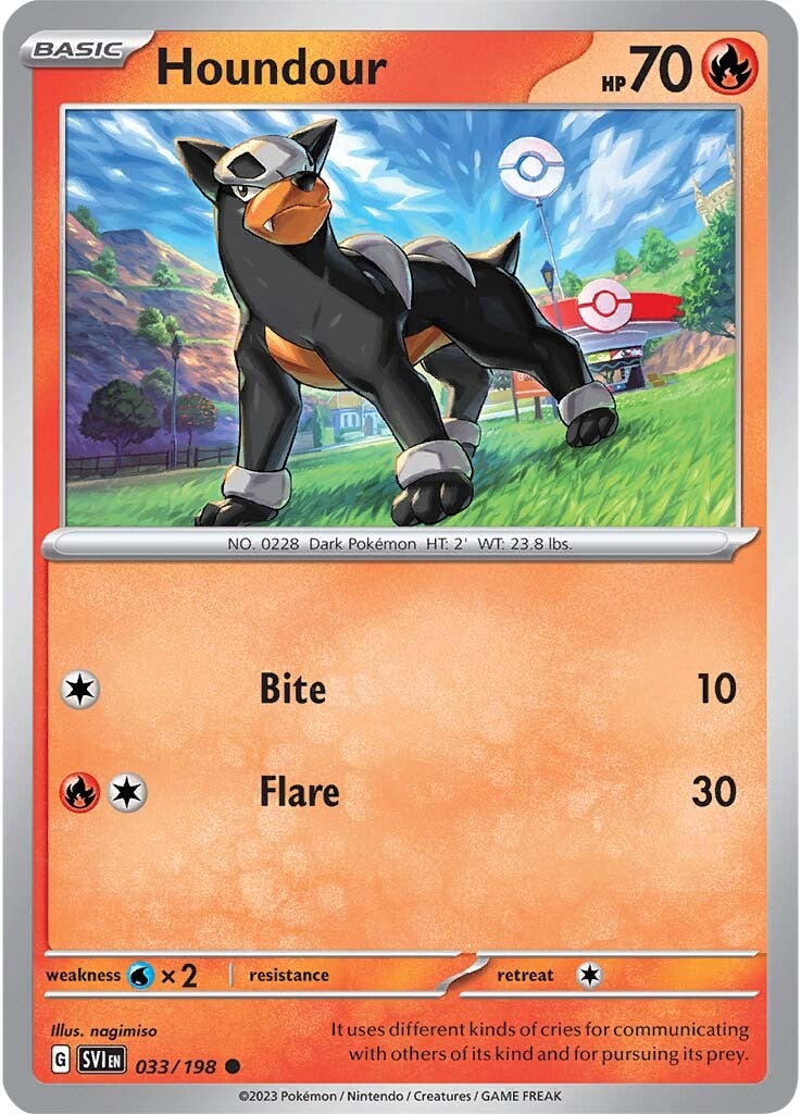 Houndour (033/198) [Scarlet & Violet: Base Set] | The Time Vault CA