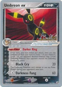 Umbreon ex (112/115) (Eeveelutions - Jimmy Ballard) [World Championships 2006] | The Time Vault CA