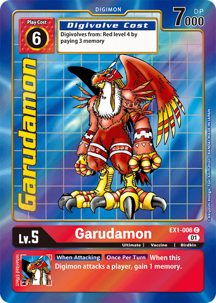 Garudamon [EX1-006] (Alternate Art) [Classic Collection] | The Time Vault CA