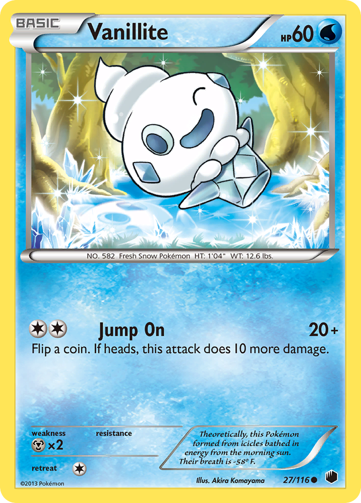 Vanillite (27/116) [Black & White: Plasma Freeze] | The Time Vault CA