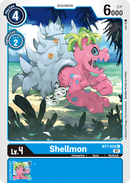 Shellmon [BT7-020] [Next Adventure] | The Time Vault CA