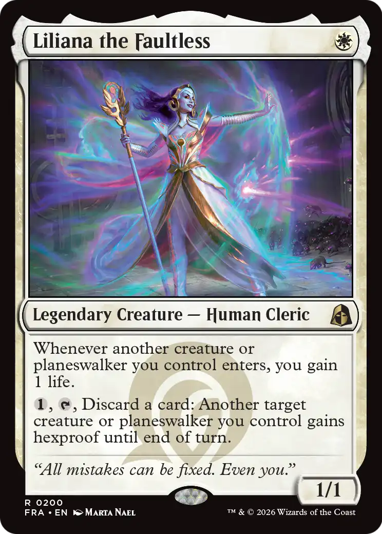 Liliana the Faultless [Reality Fracture] | The Time Vault CA