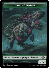 Fungus Dinosaur // Gnome Soldier Double-Sided Token [The Lost Caverns of Ixalan Tokens] | The Time Vault CA