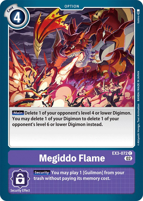 Megiddo Flame [EX3-072] [Draconic Roar] | The Time Vault CA