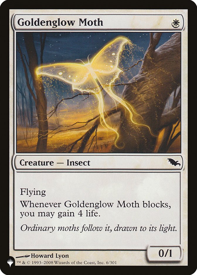 Goldenglow Moth [The List] | The Time Vault CA