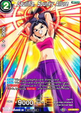 Caulifla, Spunky Allure (P-180) [Promotion Cards] | The Time Vault CA