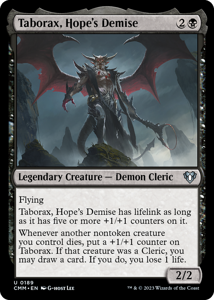 Taborax, Hope's Demise [Commander Masters] | The Time Vault CA