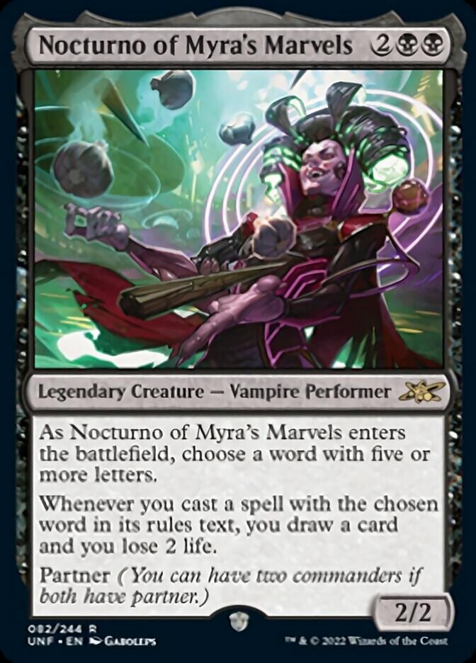 Nocturno of Myra's Marvels [Unfinity] | The Time Vault CA