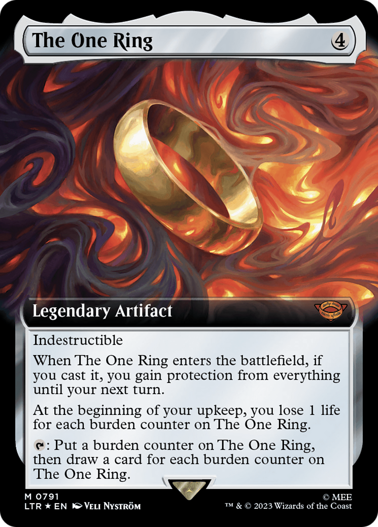 The One Ring (Extended Art) (Surge Foil) [The Lord of the Rings: Tales of Middle-Earth] | The Time Vault CA