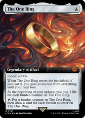 The One Ring (Extended Art) (Surge Foil) [The Lord of the Rings: Tales of Middle-Earth] | The Time Vault CA