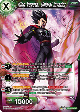 King Vegeta, Umbral Invader (Uncommon) (BT13-064) [Supreme Rivalry] | The Time Vault CA