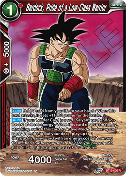 Bardock, Pride of a Low-Class Warrior (Rare) (BT13-005) [Supreme Rivalry] | The Time Vault CA
