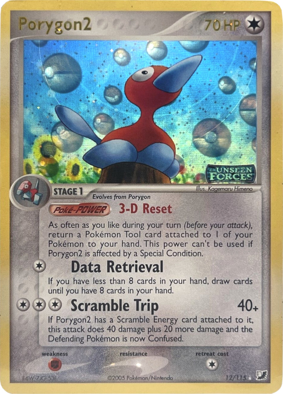 Porygon2 (12/115) (Stamped) [EX: Unseen Forces] | The Time Vault CA