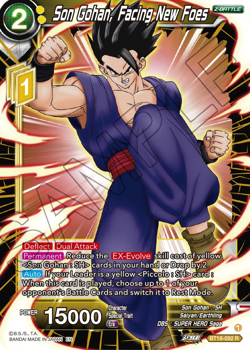 Son Gohan, Facing New Foes (BT18-092) [Dawn of the Z-Legends] | The Time Vault CA